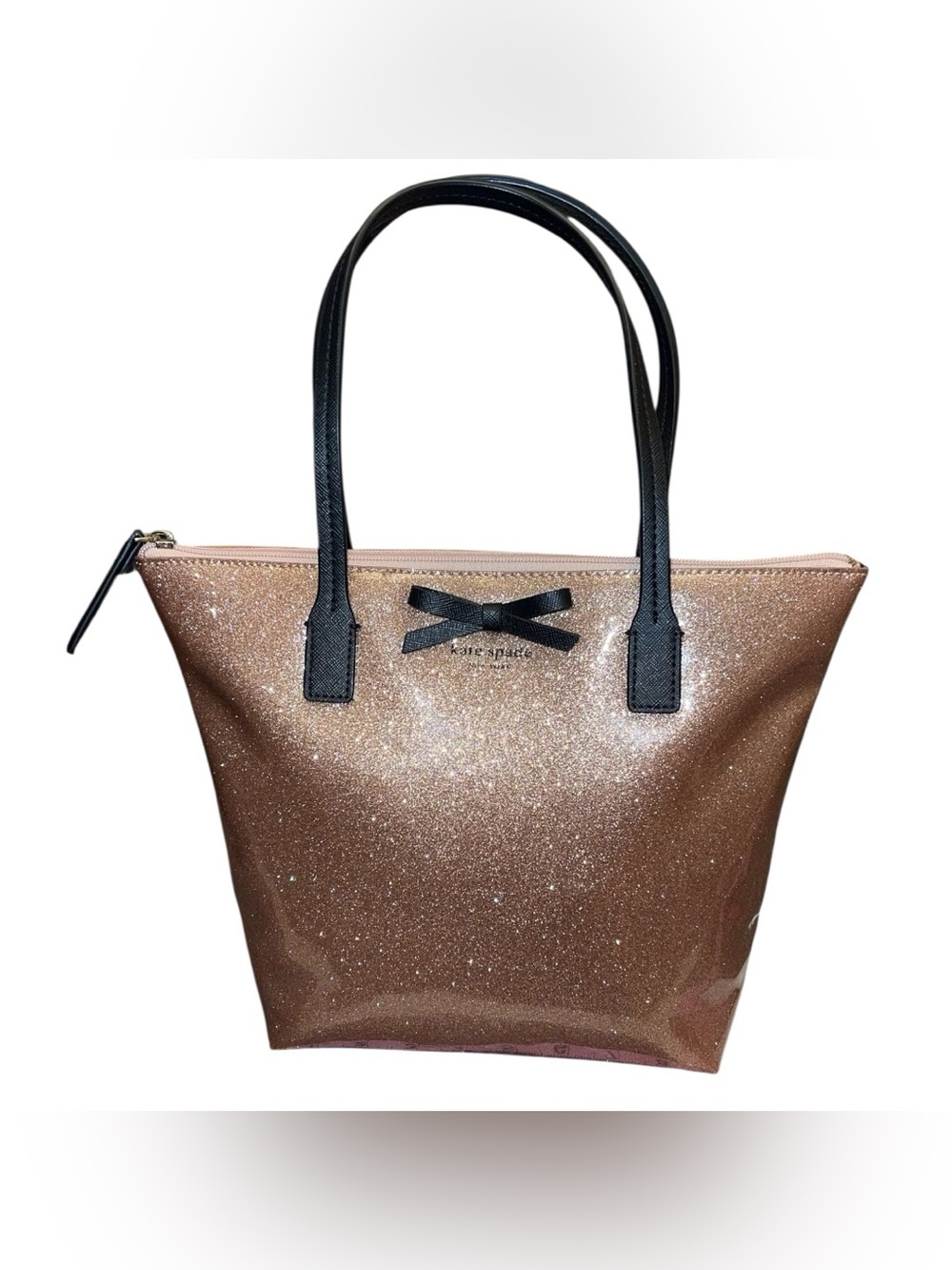 Kate Spade Mavis Jeralyn Rose Gold Glitter Women’s Shoulder Bag